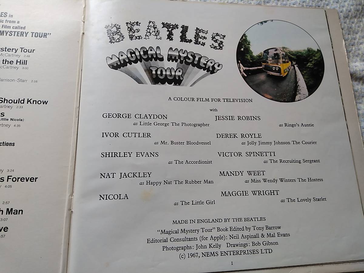 UK Magical Mystery Tour イエローワックス　ビートルズ HTM（ハリーモス）カット _8