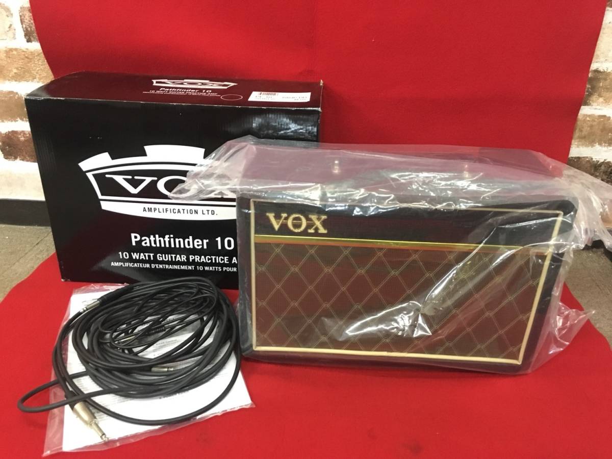 K-2209⑤: VOX Pathfinder10 V9106 ギターアンプ 取扱説明書 コード 箱付き 美品/現状品