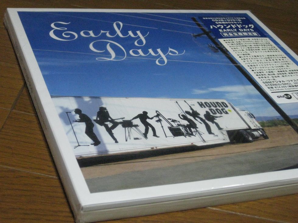 完全生産限定盤！HOUND DOG（ハウンドドック）・4CD & DVD・「EARLY