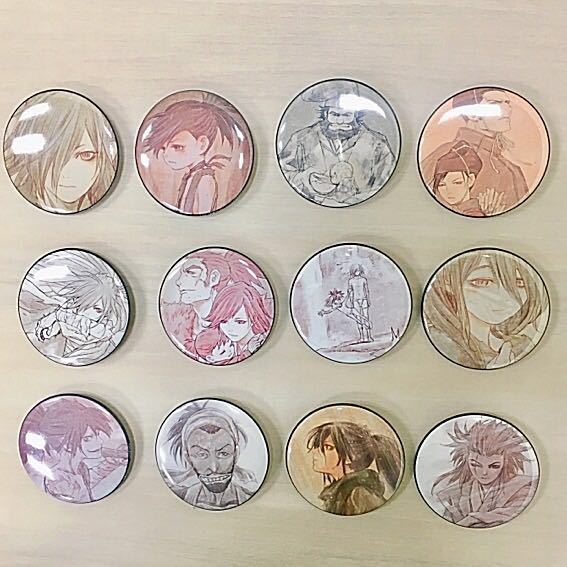 どろろ 原画展 百鬼丸 魂の鼓動 缶バッジ ウッドキーホルダー スクエア