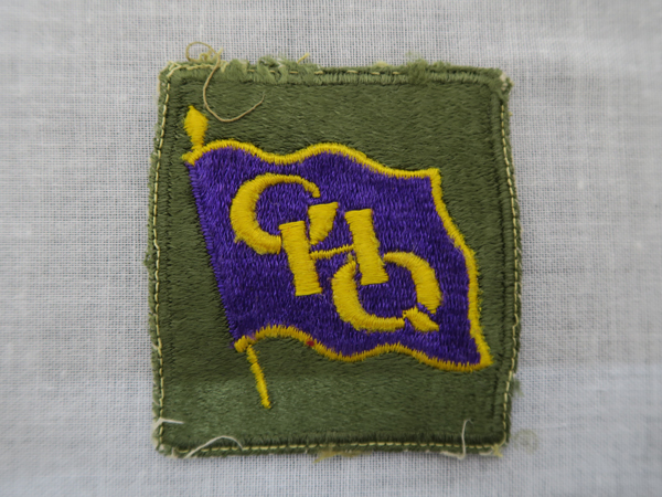 555 WWII 米軍 GHQ 連合国軍最高司令官総司令部 パッチ WW2 アメリカ