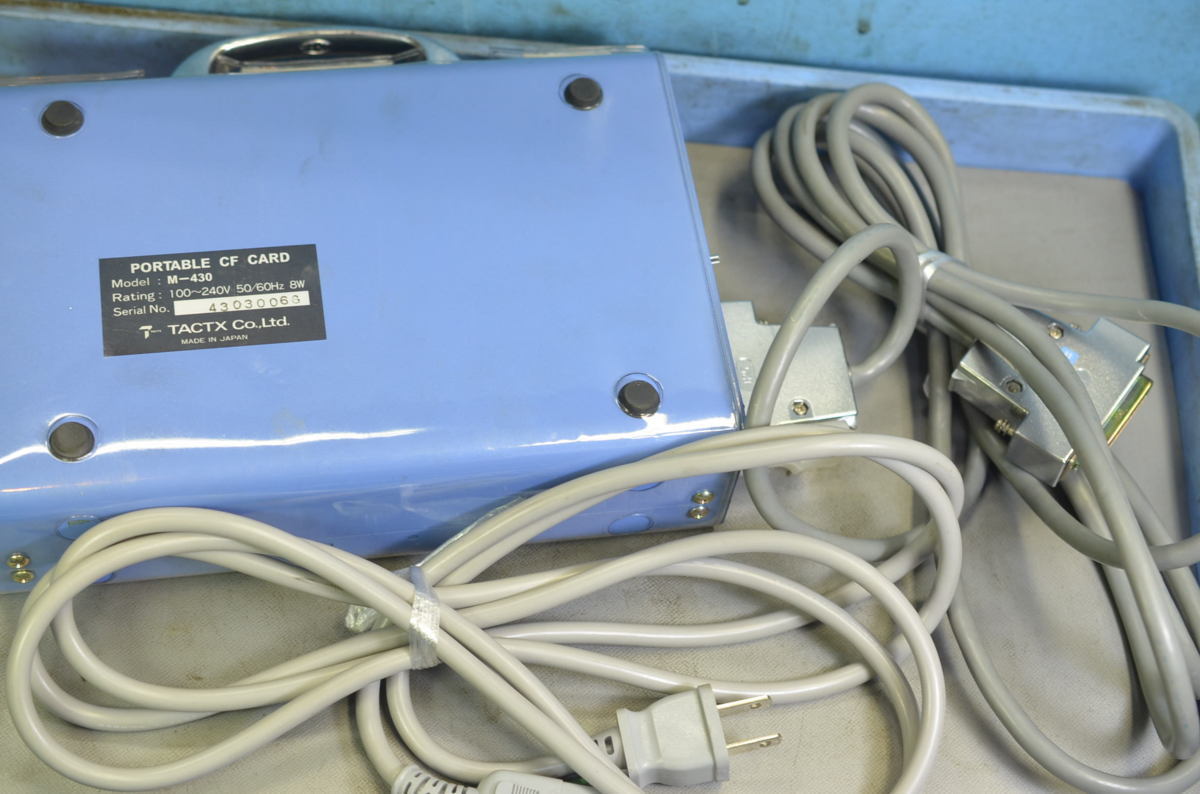 TACTX NCデーター入出力装置 M-430 - CFフラッシュ データーバンク