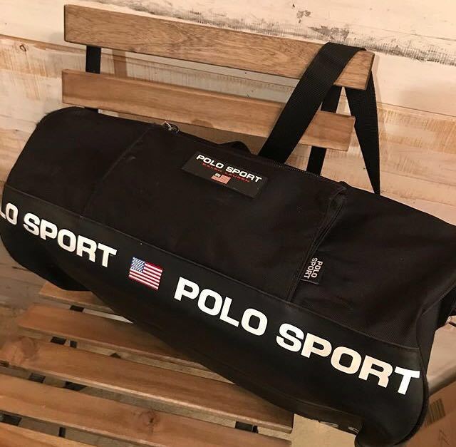 90s POLO SPORT Big Logo Boston Bag / 90年代 ポロ スポーツ ラルフ