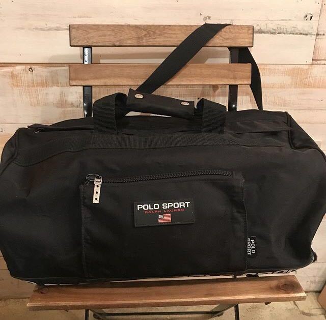90s POLO SPORT Big Logo Boston Bag / 90年代 ポロ スポーツ ラルフ