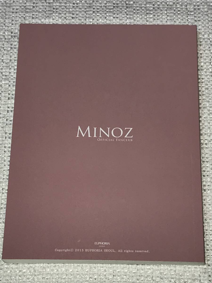 イ・ミンホ◎韓国公式ファンクラブ「MINOZ」6期グッズ(ノート)◎直筆サイン