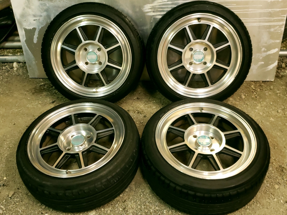 ハヤシレーシング ハヤシストリート 15インチ7J-15 4H ＋38 PCD100 4本 