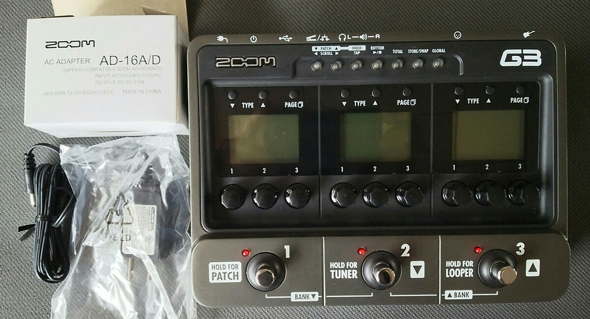 ZOOM G3 Version:2.0 G3 ZOOM Guitar Effect : 2.0⁄035264⁄Bランク⁄62