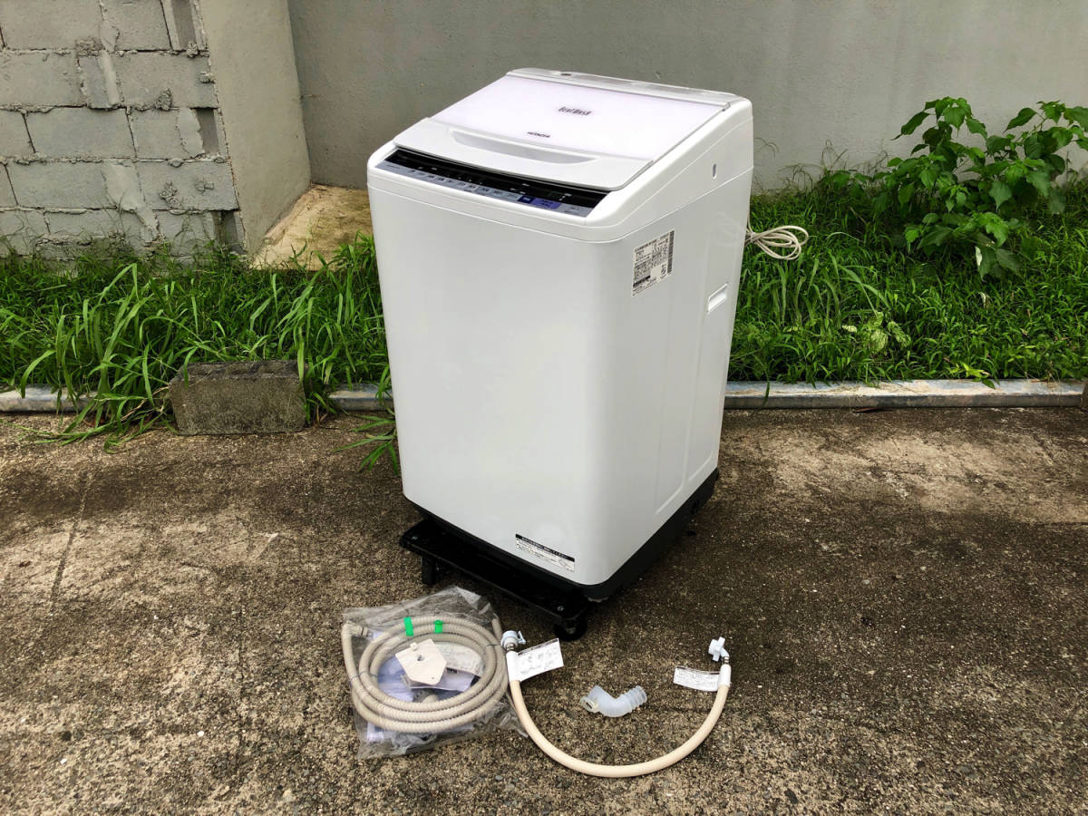 良品・18年製】HITACHI/日立 全自動洗濯機 8Kg (BEATWASH/ビート 良品・18年製】HITACHI/日立 全自動洗濯機 8Kg (BEATWASH/ビート