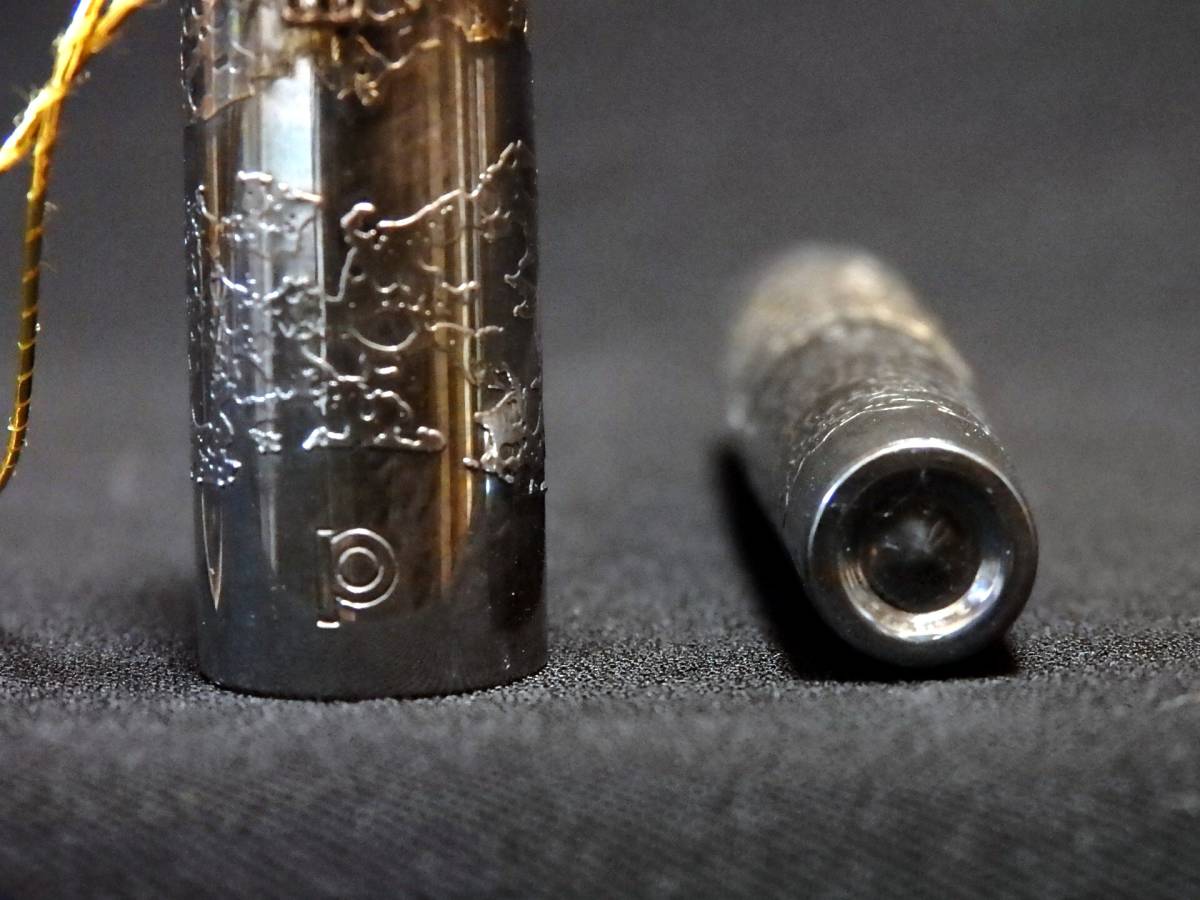 プラチナ 万年筆 ペン先 18K-WG 本体 STERLING SILVER 他 パーカー