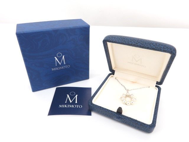 ネックレス MIKIMOTO 168ミキモトシルバー 約3.5-3.9mm ベビーパール