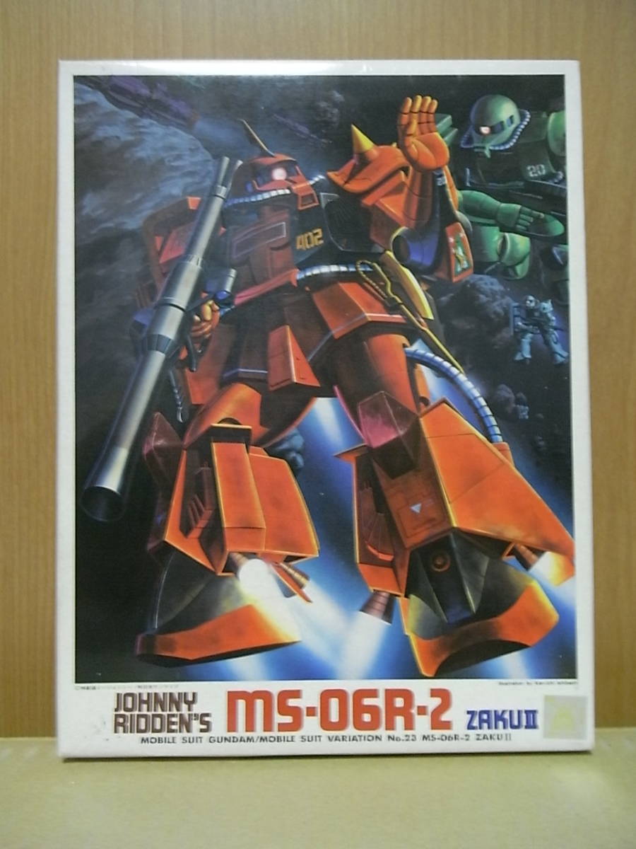 バンダイ ガンダム Msv 旧キット 1 144 Ms 06r 2 ザク ジョニー ライデン少佐機 未組立 16 機動戦士ガンダム 売買されたオークション情報 Yahooの商品情報をアーカイブ公開 オークファン Aucfan Com