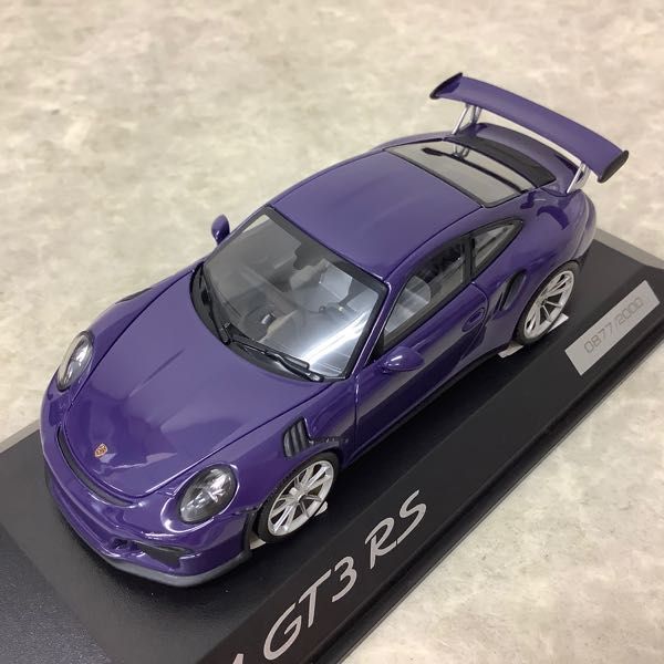 ミニチャンプス 1/43 ポルシェ 911 GT3 RS グリーン、パープル