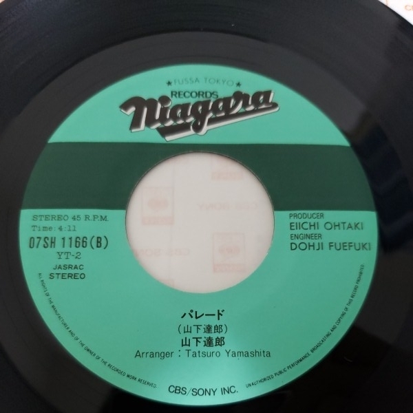 DOWN TOWN　シュガーベイブ/山下達郎