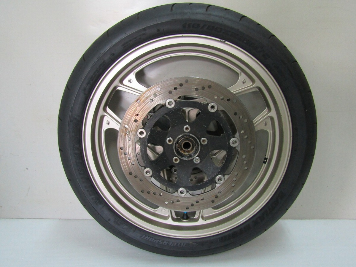 中古 現状 SUZUKI GSX-R750('88) フロントホイール 純正 スズキ 2.75