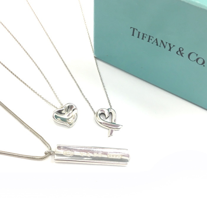  TIFFANY＆Co ティファニー ネックレス 3点セット シルバー SV925 Jコレ 20 4(1837)｜売買されたオークション情報、yahooの商品情報をアーカイブ公開 - オークファン ネックレス