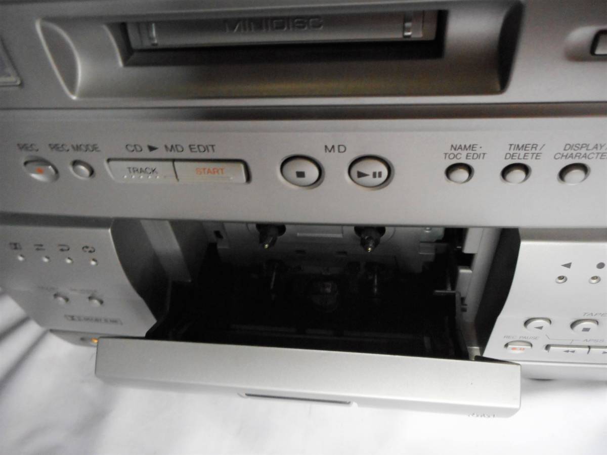 ☆シャープ SHARP TRADING☆MD-X3☆CD/MDコンポ(J-0830-A)(MDコンポ