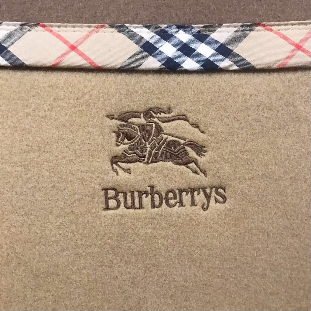 ☆未使用品☆ Burberrys バーバリー 純毛毛布 トラディション  