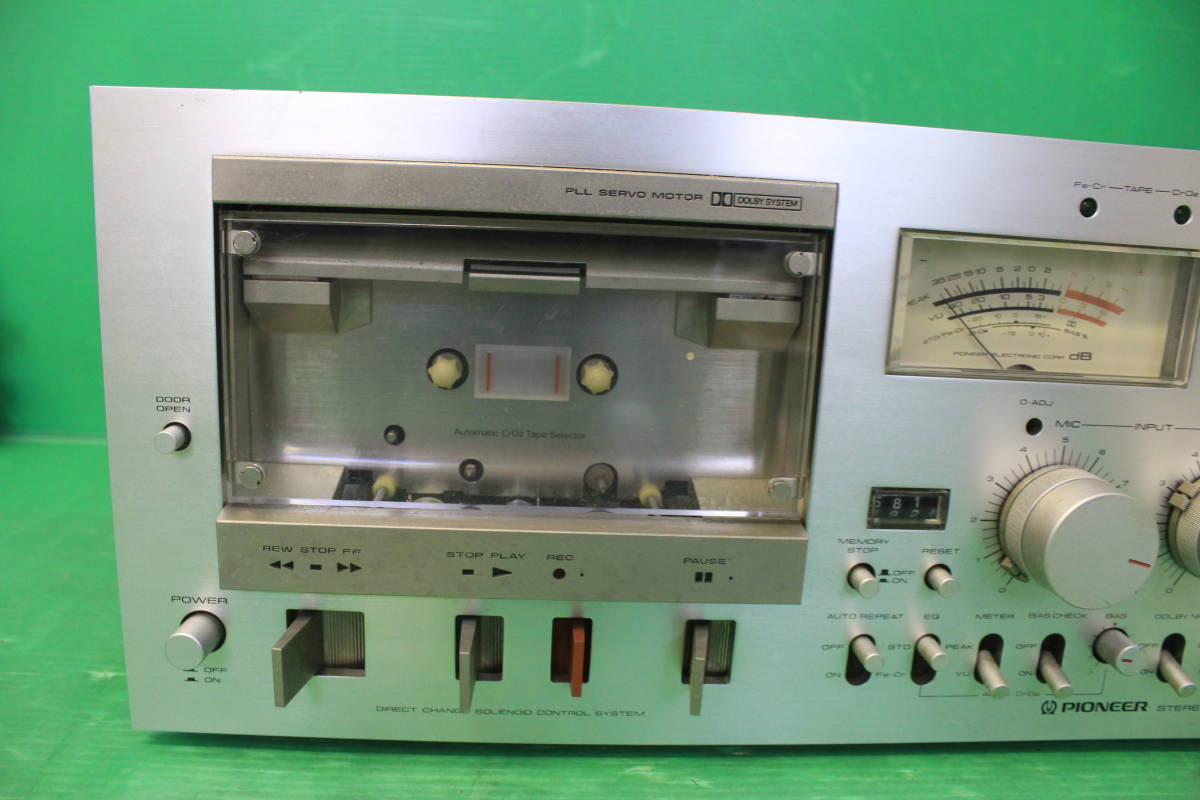 パイオニア PIONEER ステレオカセットテープデッキ CT-800 ジャンク品