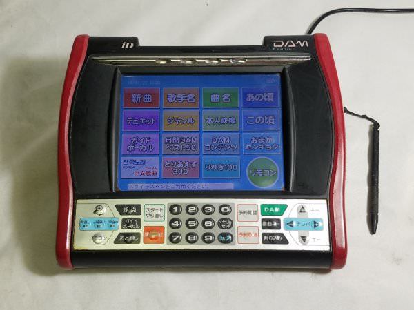 ☆家庭用 2分待ち カラオケ機 DAM-G100☆ワイヤレスマイク+カラー 