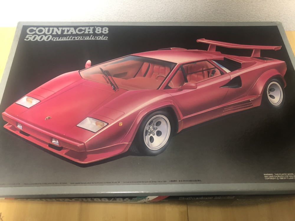 未組立 FUJIMI 1/16 カウンタック 88 クワトロバルボーレ 5000 フジミ 88 カウンタック5000 クワトロバルボーレ 1/16 1こちらは