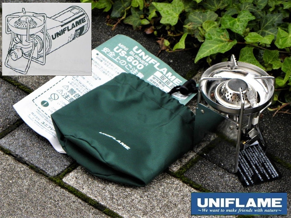 UNIFLAME ミニバーナー US-600　廃盤品　新品未使用 ユニフレーム US-600（廃盤モデル） UNIFLAME ユニフレーム ミニ