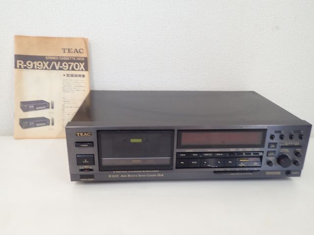 Teac R-919X カセットデッキ ジャンク品 テック オーディオ機器 Ψ