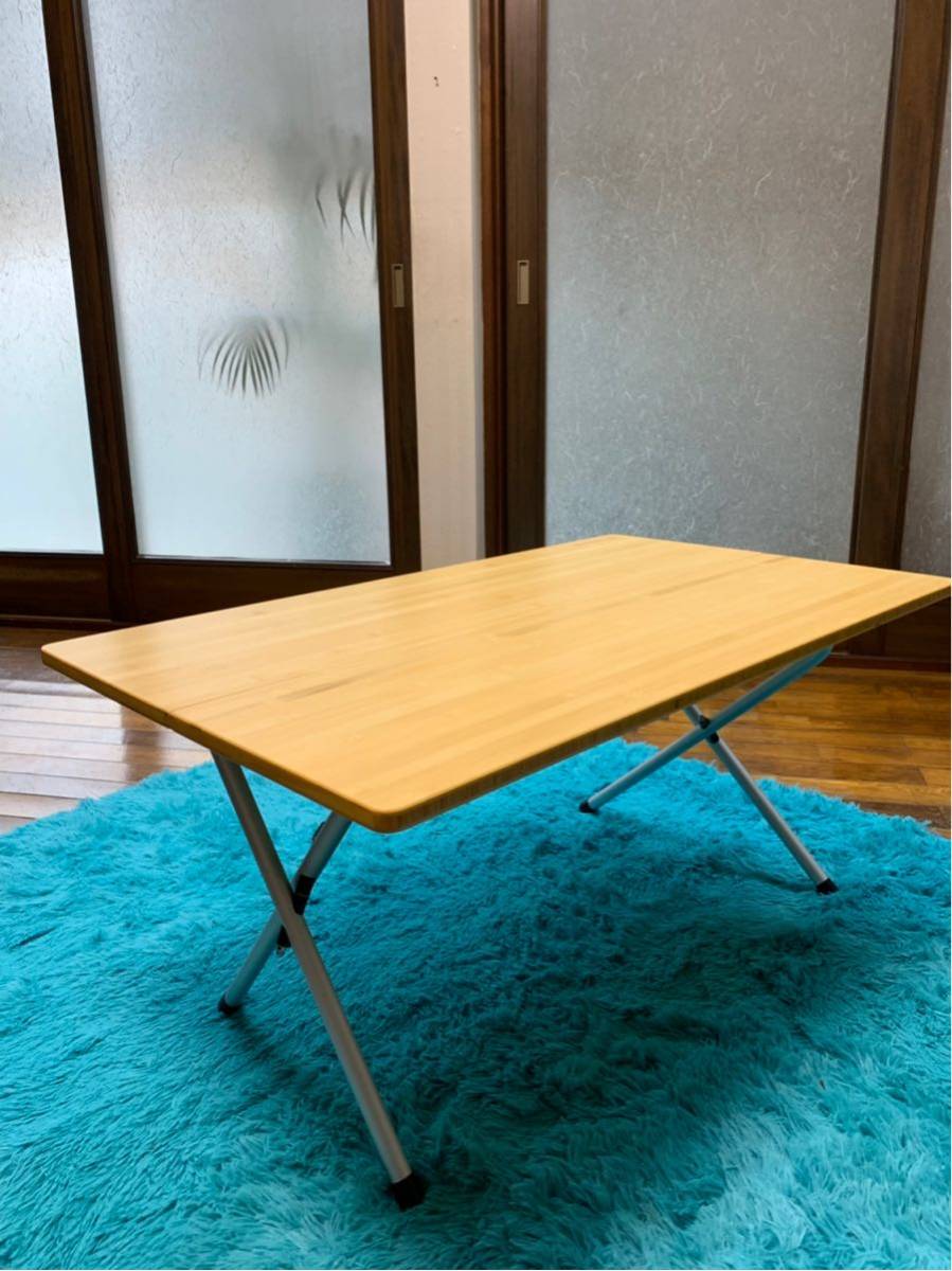 ワンアクションローテーブル竹 スノーピーク LV-100TR ワンアクション