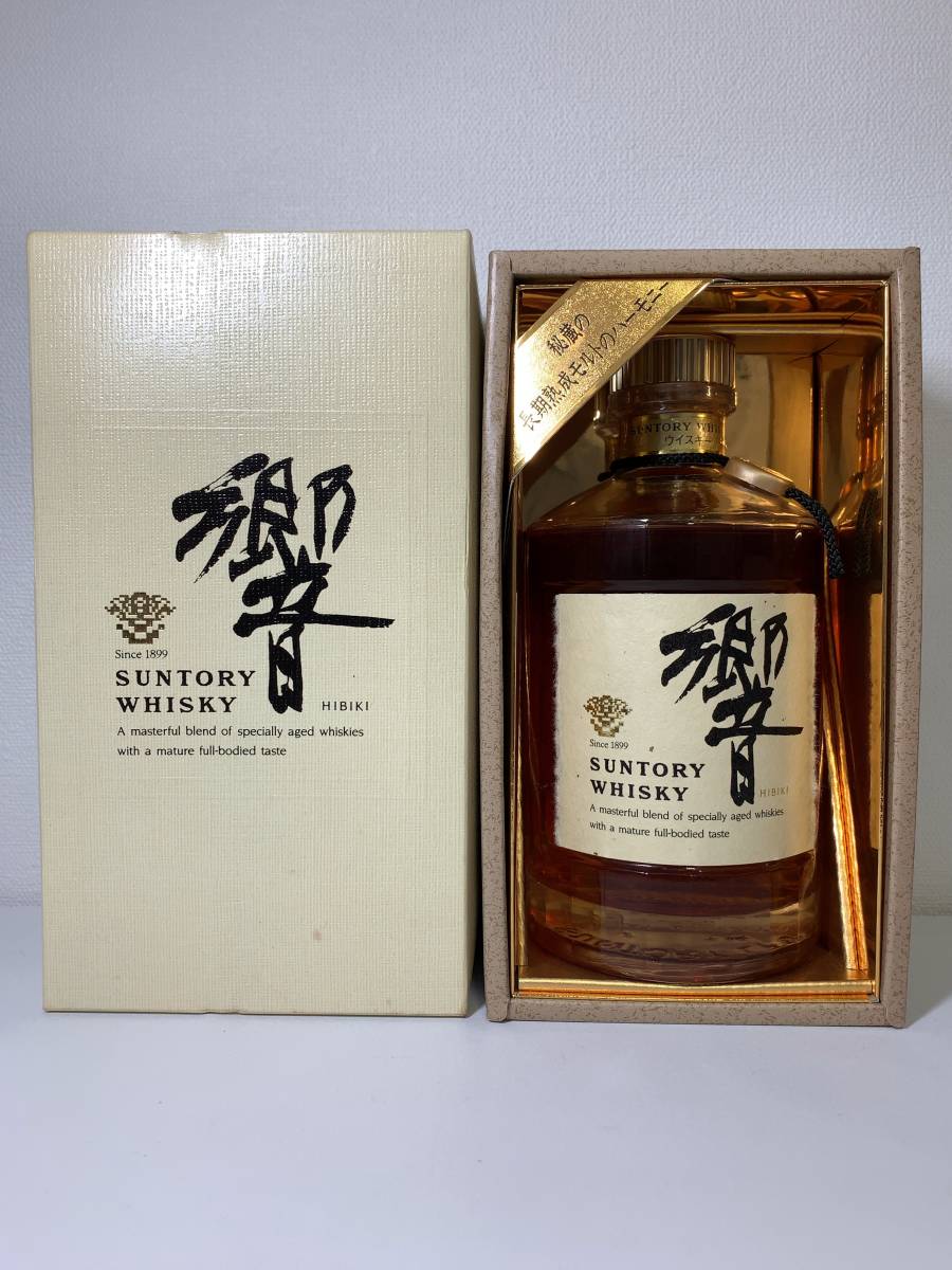サントリー 金キャップ 響 古酒 未開栓 旧ボトル 裏ゴールドラベル