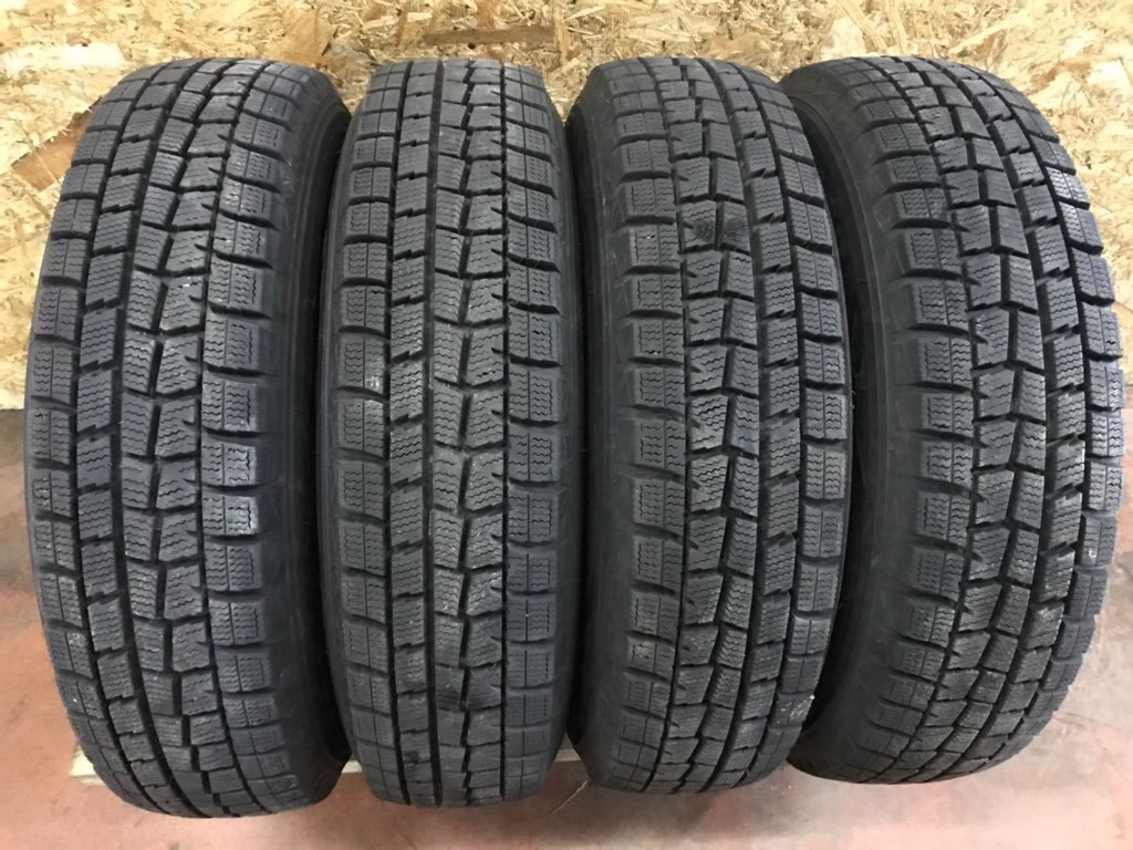DUNLOP WINTER MAXX WM01 155/80R13】スタッドレス バリ溝 4本 
