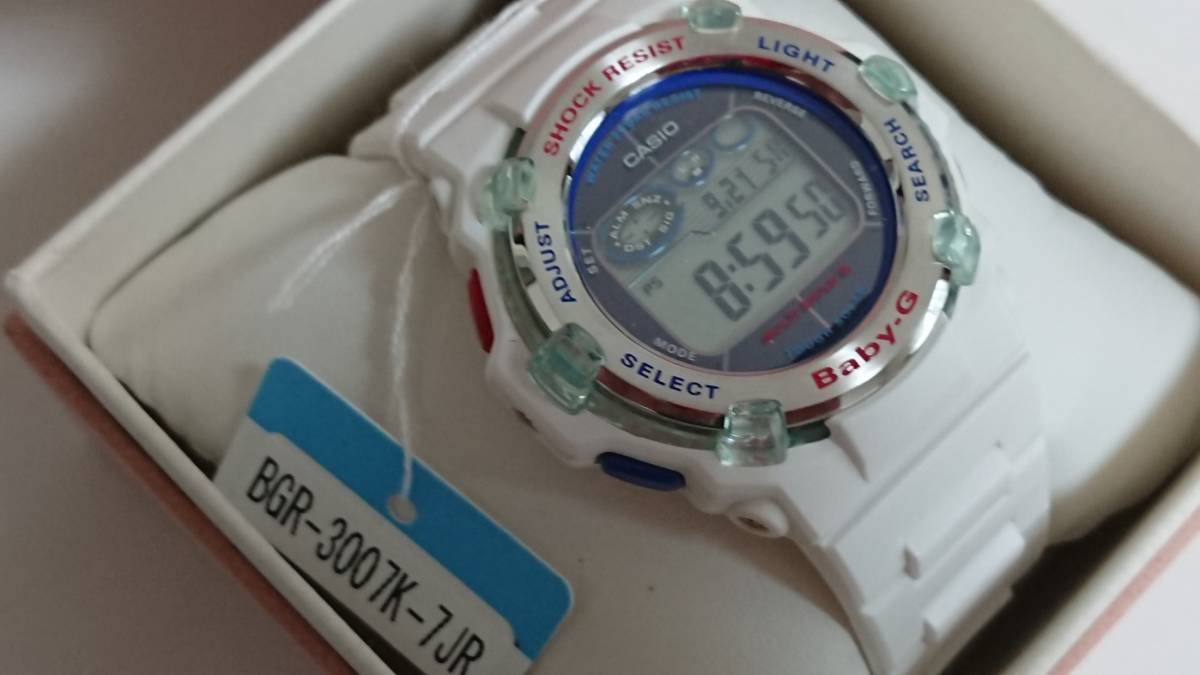 カシオ BGR-3007K-7JR BABY-G 腕時計 デジタル ホワイト 廃盤商品CASIO 