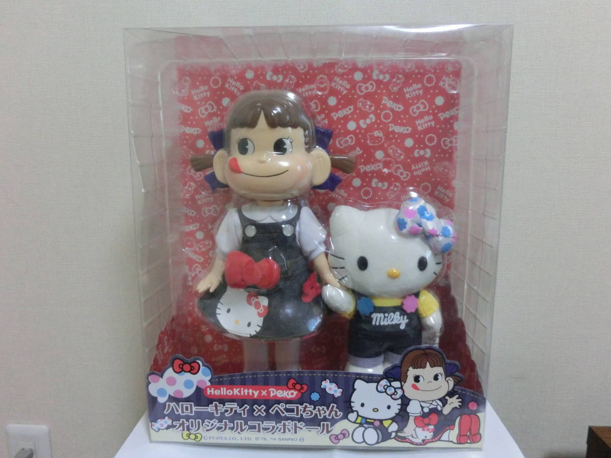 オリジナルコラボドール ハローキティ ペコちゃん ハローキティxペコ
