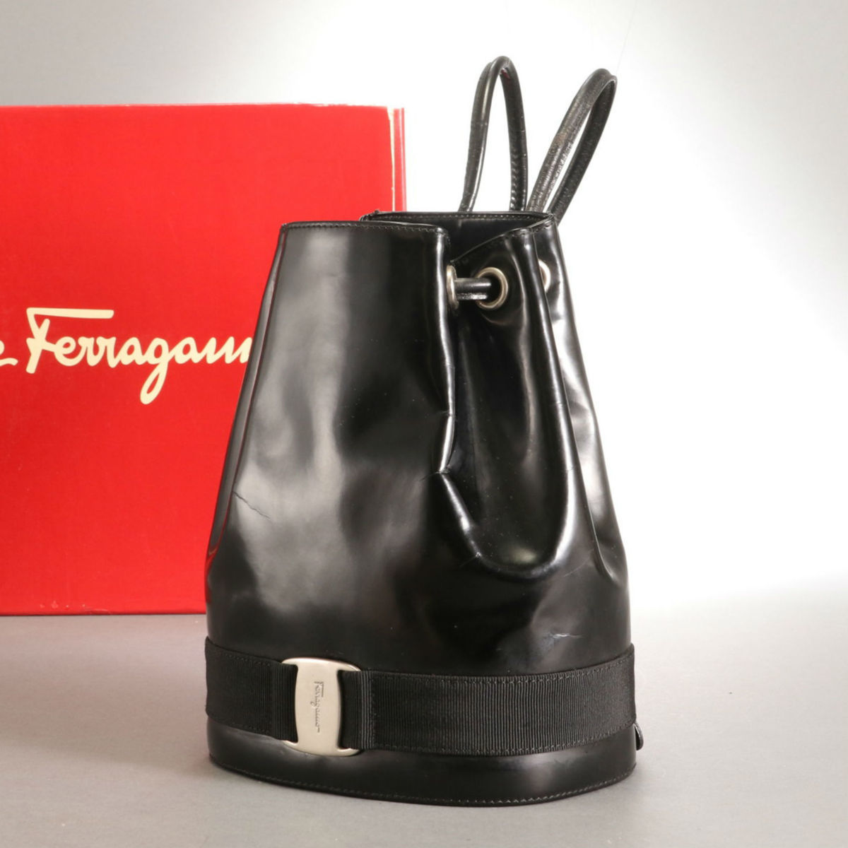 Salvatore フェラガモ Ferragamo VINTAGE Vara FERRAGAMO⁄フェラガモ 