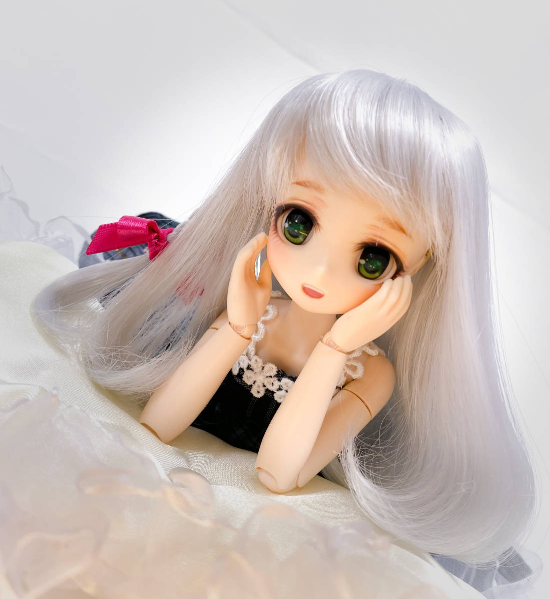 オビツドールヘッド M-01◆ペイントカスタヘッド+ワンピース_1