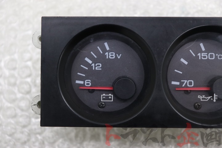 4638208 純正 三連メーター スカイライン GT-R BNR32 前期 トラスト