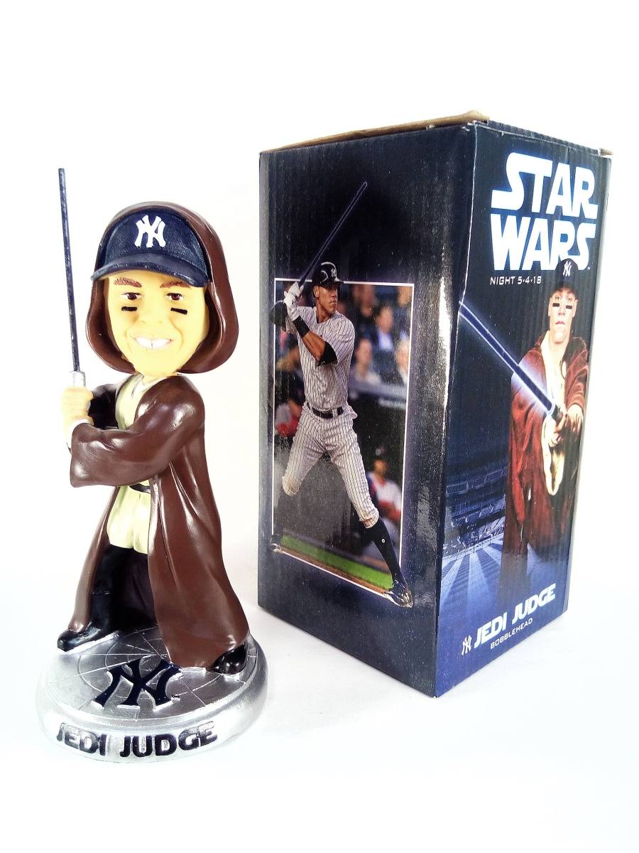 新作入荷，大得価 アーロン ジャッジ／&rdquo;スターウォーズ&rdquo; ボブルヘッド バブルヘッド 人形 2018／ヤンキース 非売品／球場配布／(メジャーリーグ)｜売買されたオークション情報、yahooの商品情報をアー メジャーリーグ