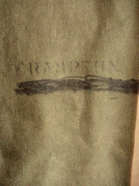 キャンバス ダッフルバッグ オリーブ 検：ビンテージ US Army 40s 50s 60s 70s ミリタリー_4