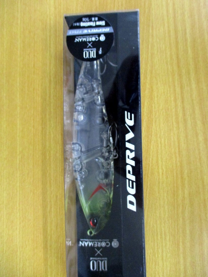 新品　デュオ×コアマン　デプライブ　クリアチャートヘッド　 　ビックベイト　DEPRIVE 　DUO×COREMAN 