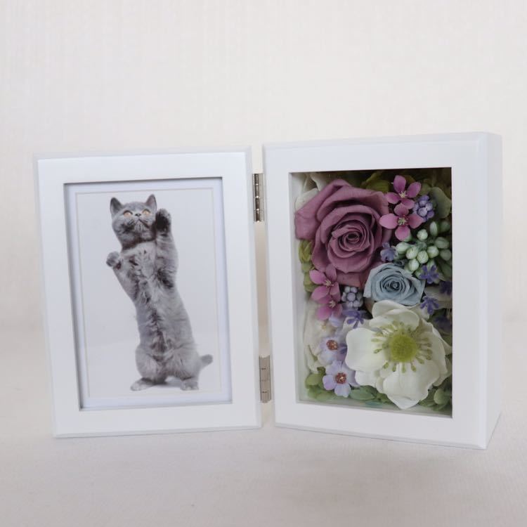 送料無料※017※60※プリザーブドフラワー＆アーティフィシャルフラワー※ギフト※プレゼント※アレンジメント※フォトフレーム_3