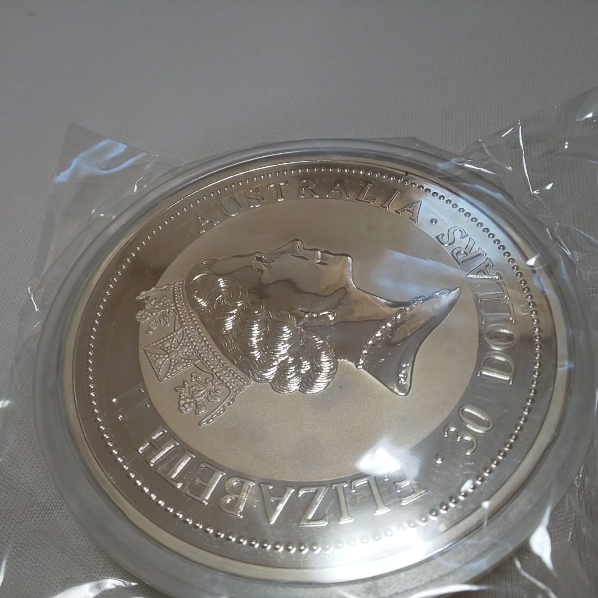 1995年オーストラリア 1kg銀貨 30ドル - 1キロ 銀貨オーストラリア