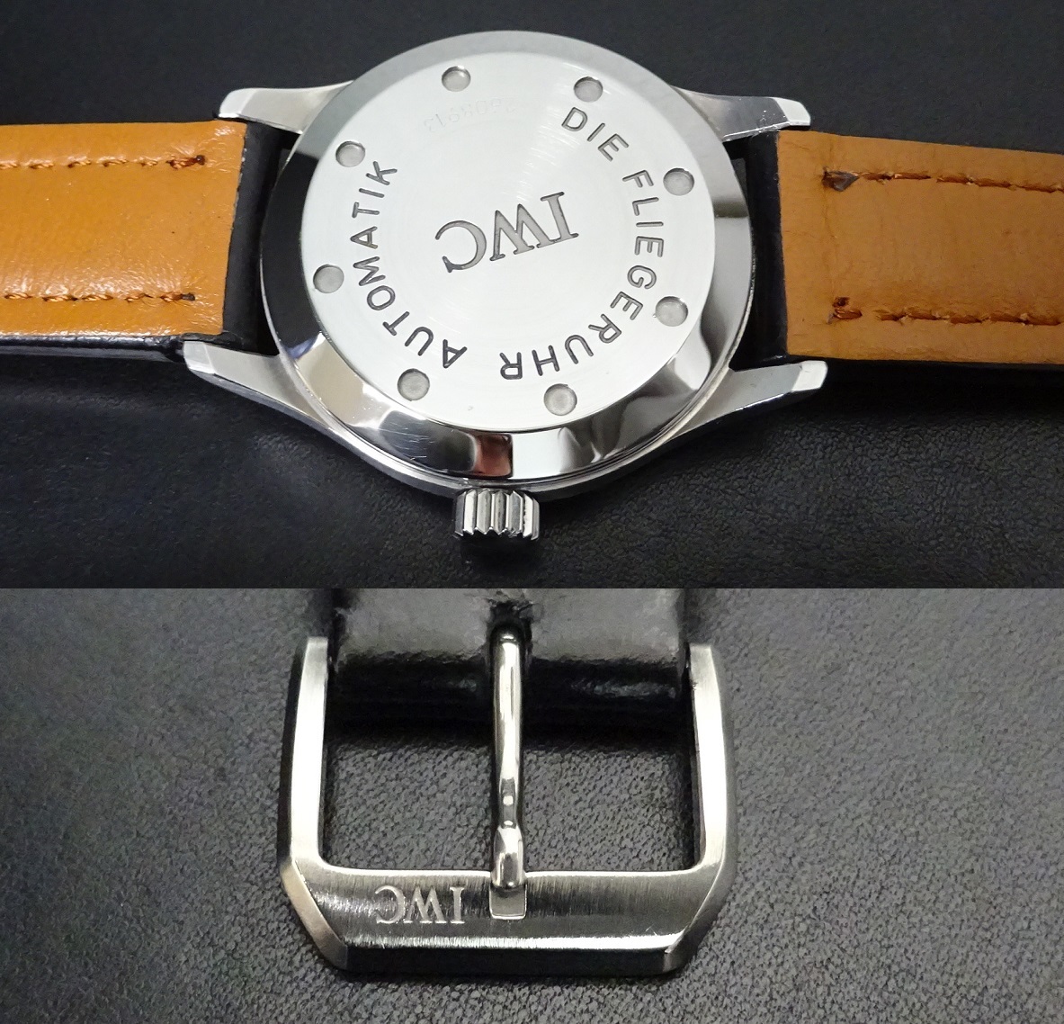 希少 IWC MARK XⅡ パイロットウォッチ マーク12 IW324101 黒文字盤 メンズサイズ 自動巻 本物_10