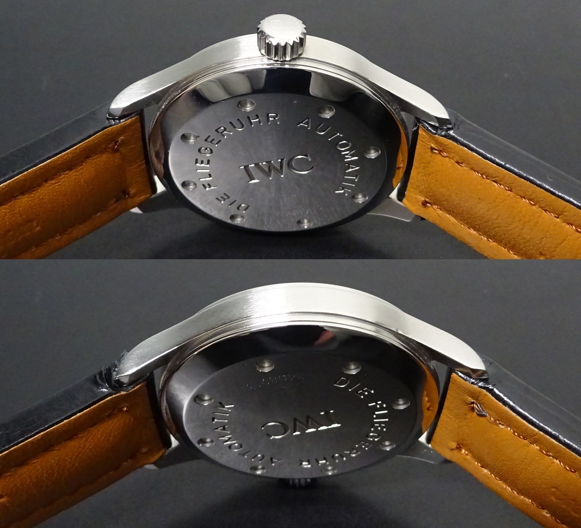 希少 IWC MARK XⅡ パイロットウォッチ マーク12 IW324101 黒文字盤 メンズサイズ 自動巻 本物_9