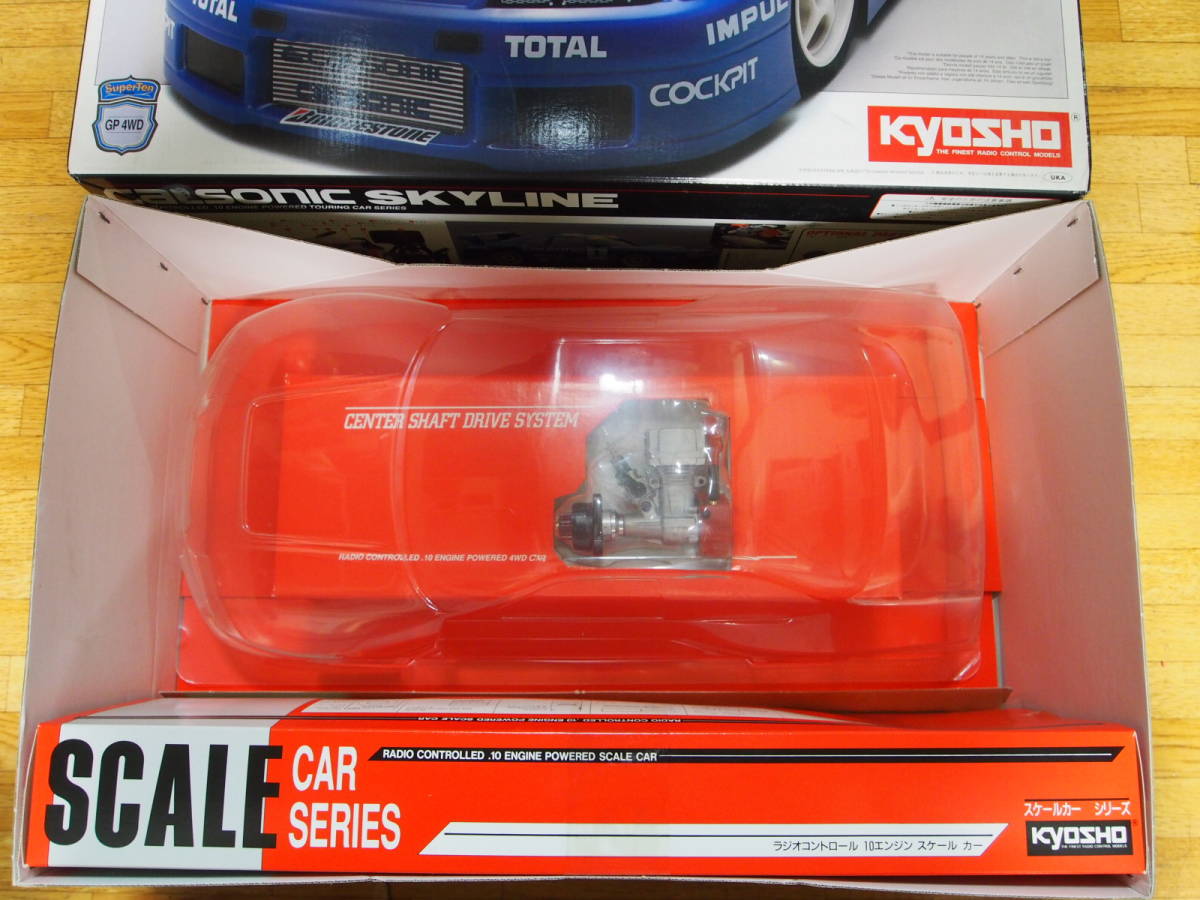 蔵出し 京商 SuperTen GP4WD カルソニックスカイラインGT-R