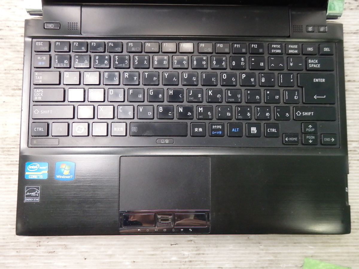 ジャンク　東芝　R731/E I5-2520M 2.5GHz　メモリ2GB　HDMI　WIFI内蔵　　　中古ノートパソコン　1101054