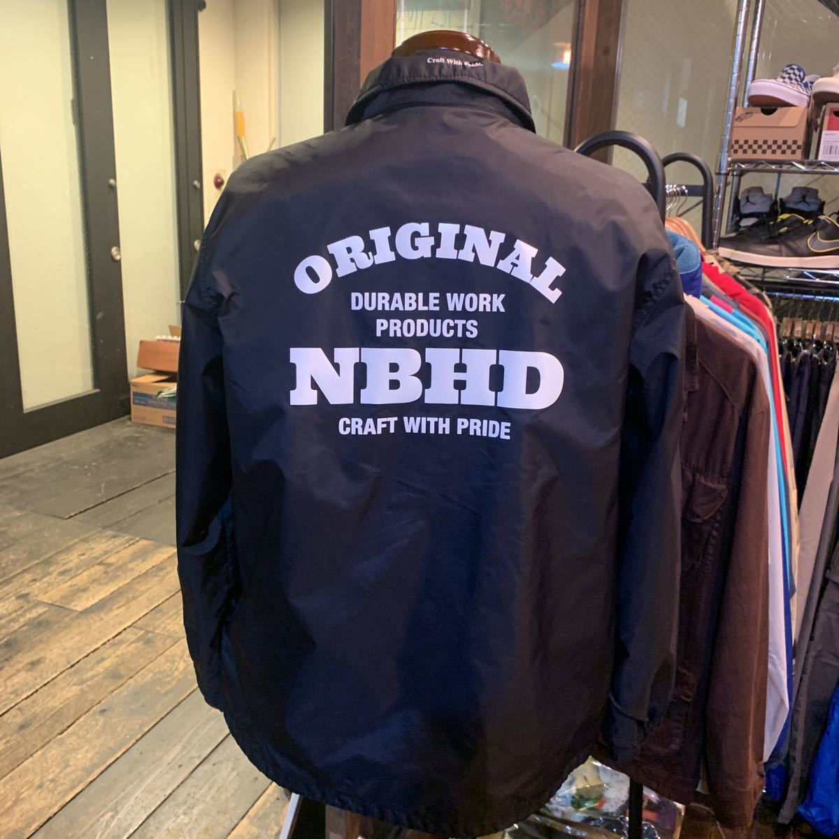 ネイバーフッド コーチジャケット NEIGHBORHOOD ブラック