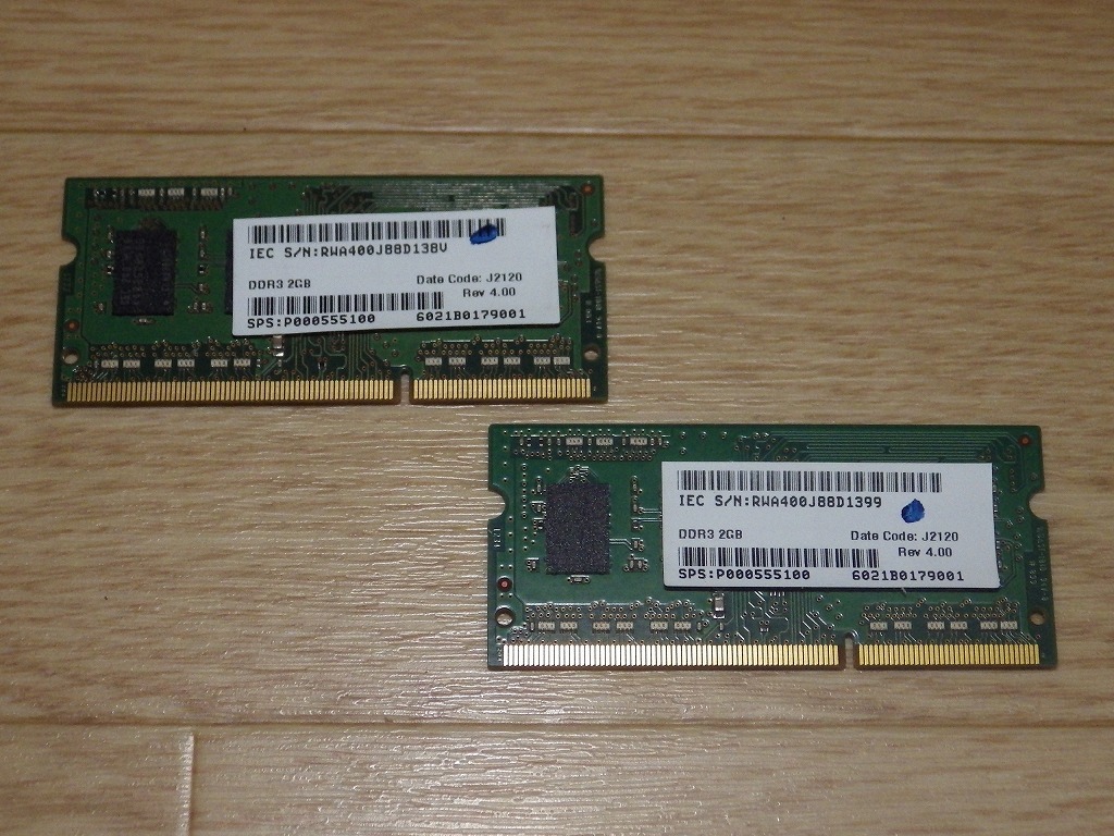 Samsung 2GB PC3-12800S DDR3-1600 SO-DIMM 204 Pin M471B5773CHS-CK0 2枚 ...