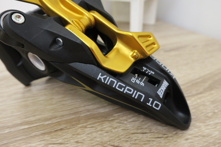 ●【未使用保管品】MARKER KINGPIN 10 DEMO 100mm-125mm キングピン スキー ビンディング 7734P1M/7734P1MB マーカー