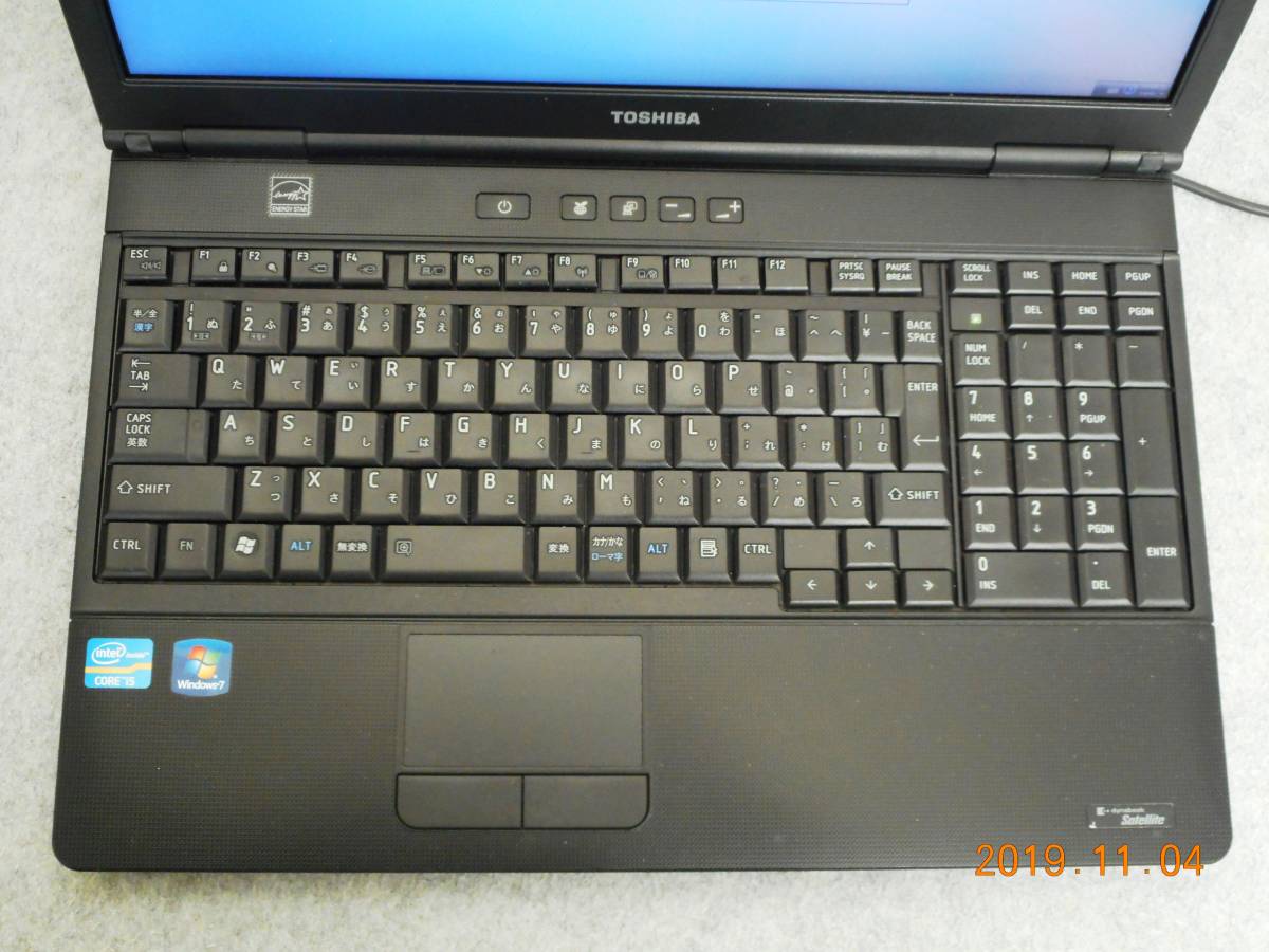 東芝 DynaBook R751/B Corei5 2520M 2.5GHz/4G/320GB/DVDRW/CDRW/15 