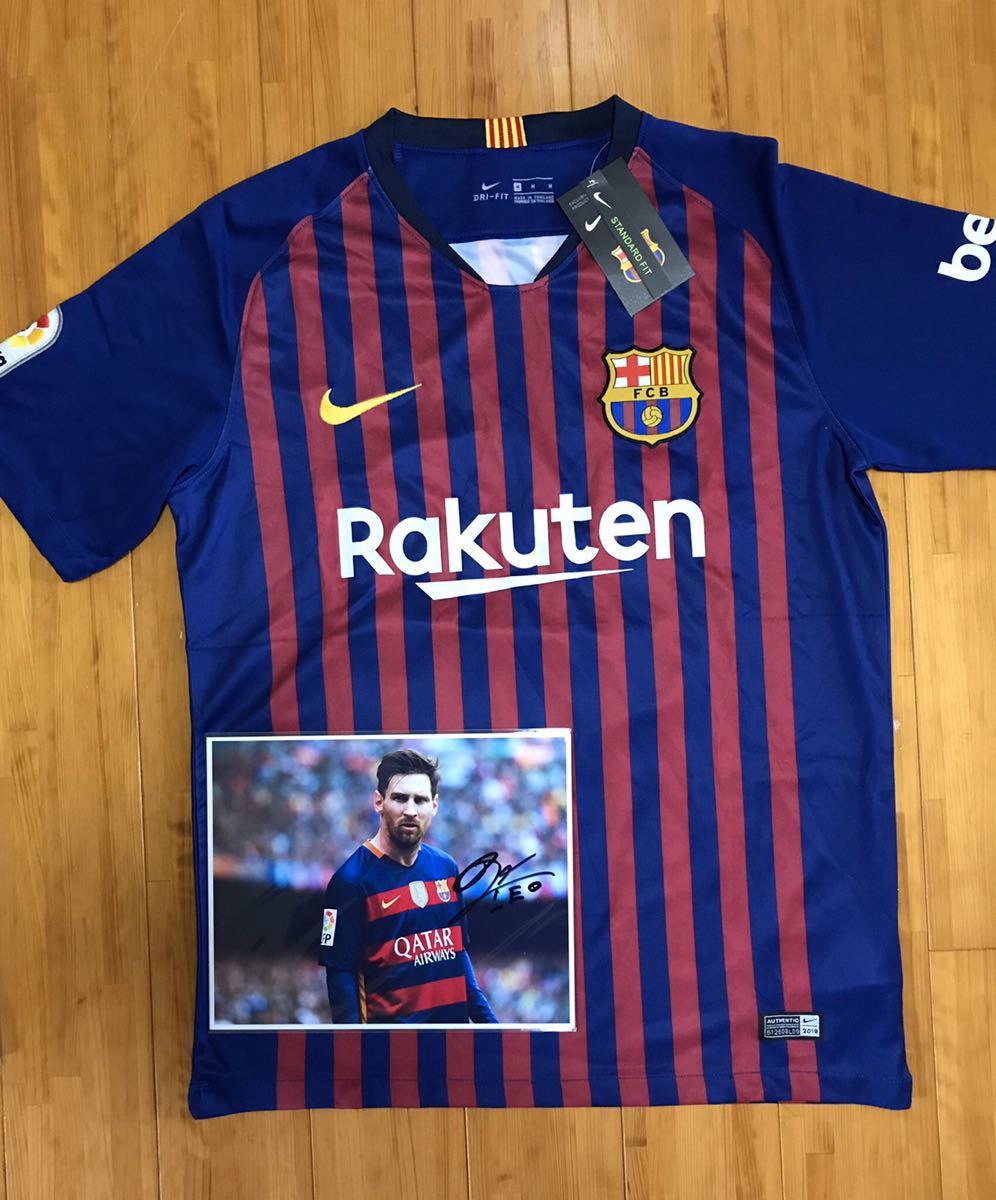 リオネル メッシ ユニホーム 直筆サイン入り写真セット ナイキ サイン 売買されたオークション情報 Yahooの商品情報をアーカイブ公開 オークファン Aucfan Com