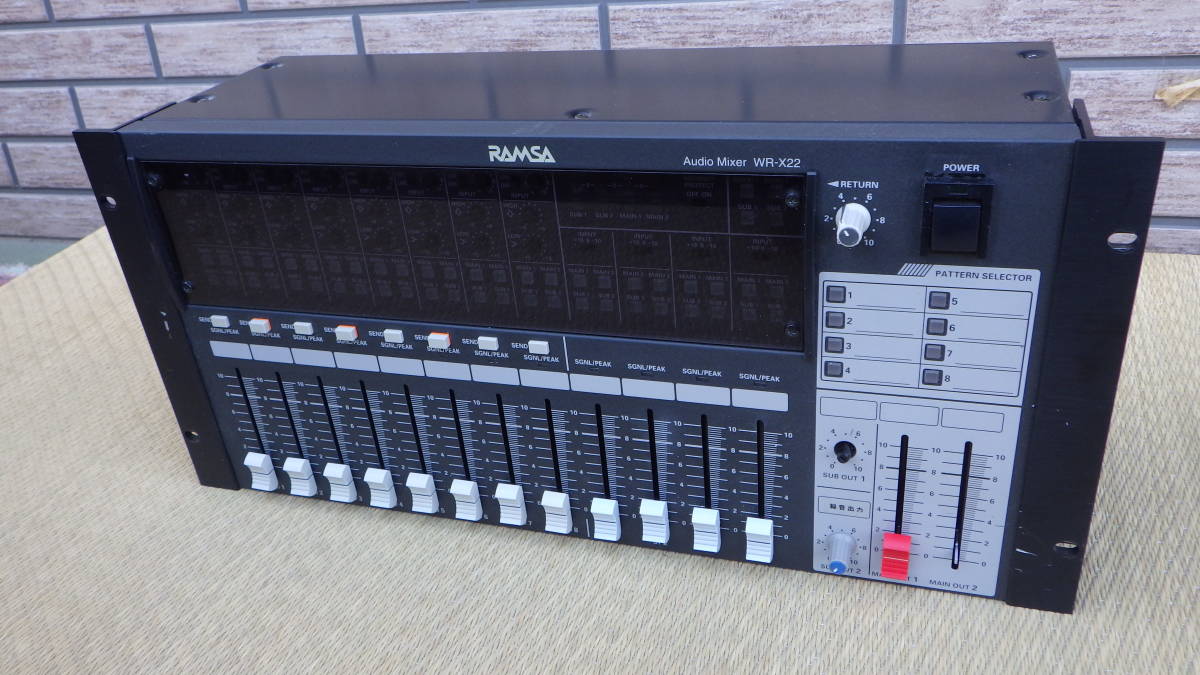 RAMSA/ラムサ オーディオミキサー WR-X22 レコーディング、PA機器 楽器