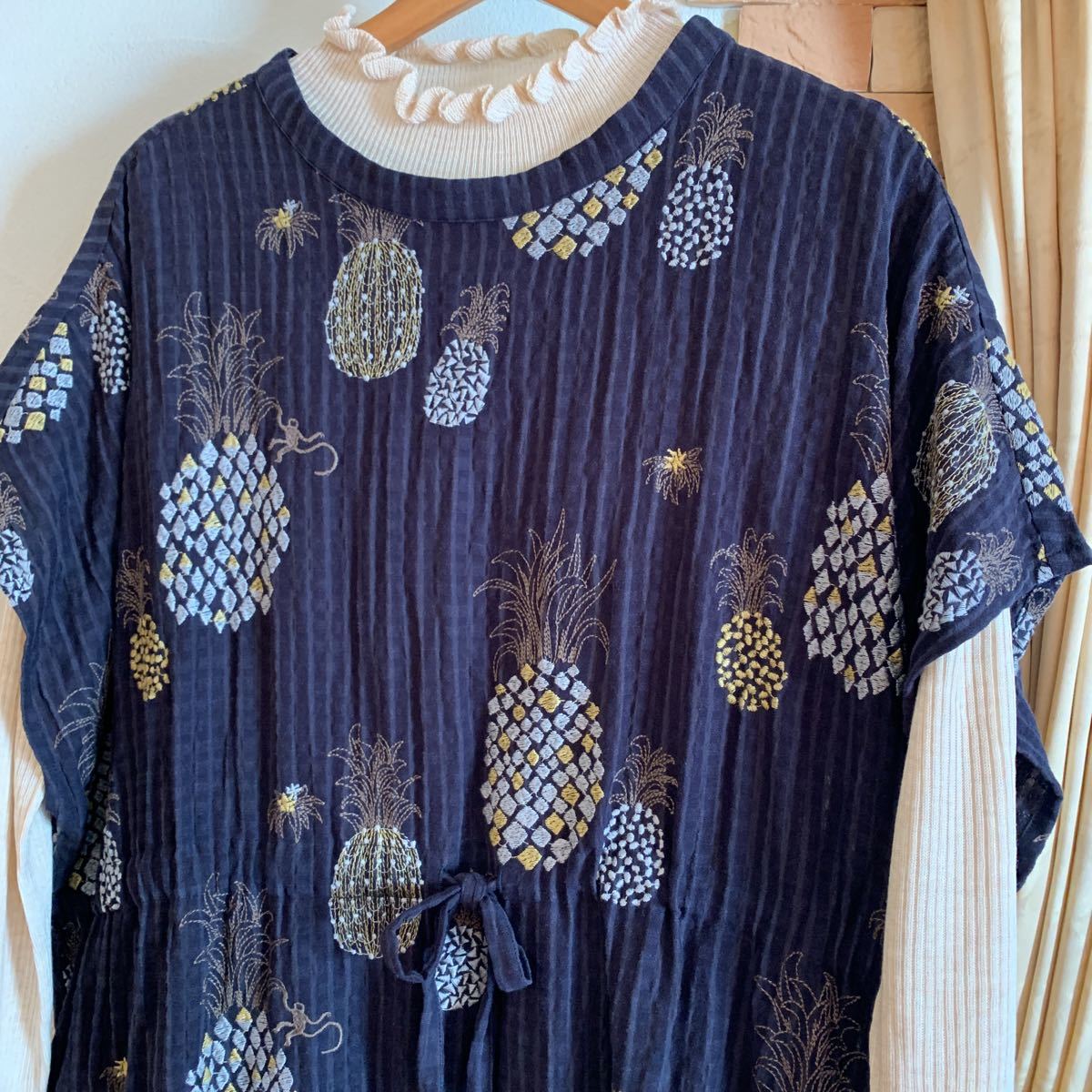 マーブルシュッド　KENBAN刺繍　ワンピース marble SUD | マーブルシュッド (マーブルシュッド) シャツワンピース
